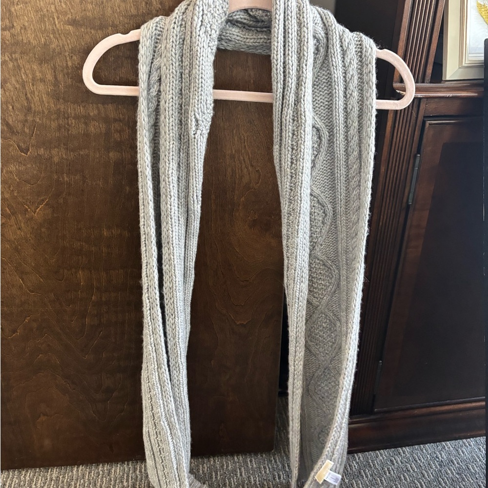 Michael Kors Soft Gray Knit Scarf
